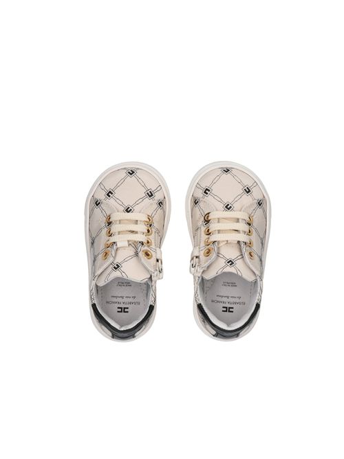 Sneakers, bambina, logate. ELISABETTA FRANCHI | F1A9 E0223 1734A257